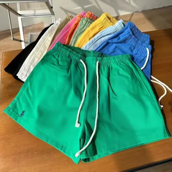 Polo Ralph Lauren Drawstring Waist Shorts Light Blue - 7