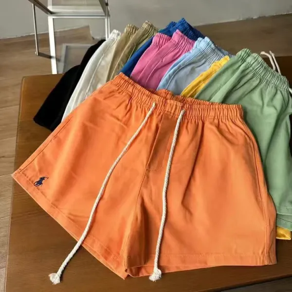 Polo Ralph Lauren Drawstring Waist Shorts Light Blue - 2