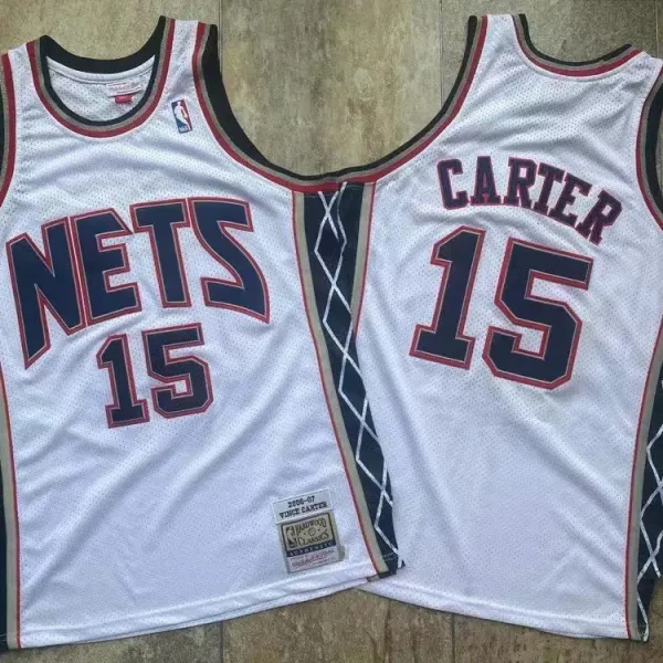 Mitchell & Ness Toronto Raptors Vince Carter 1998-99 Hardwood Classics Black Gold Lightning Jersey - 7