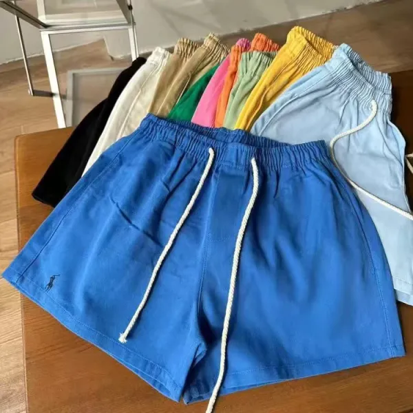 Polo Ralph Lauren Drawstring Waist Shorts Light Blue - 6