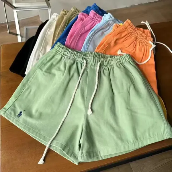Polo Ralph Lauren Drawstring Waist Shorts Light Blue - 3