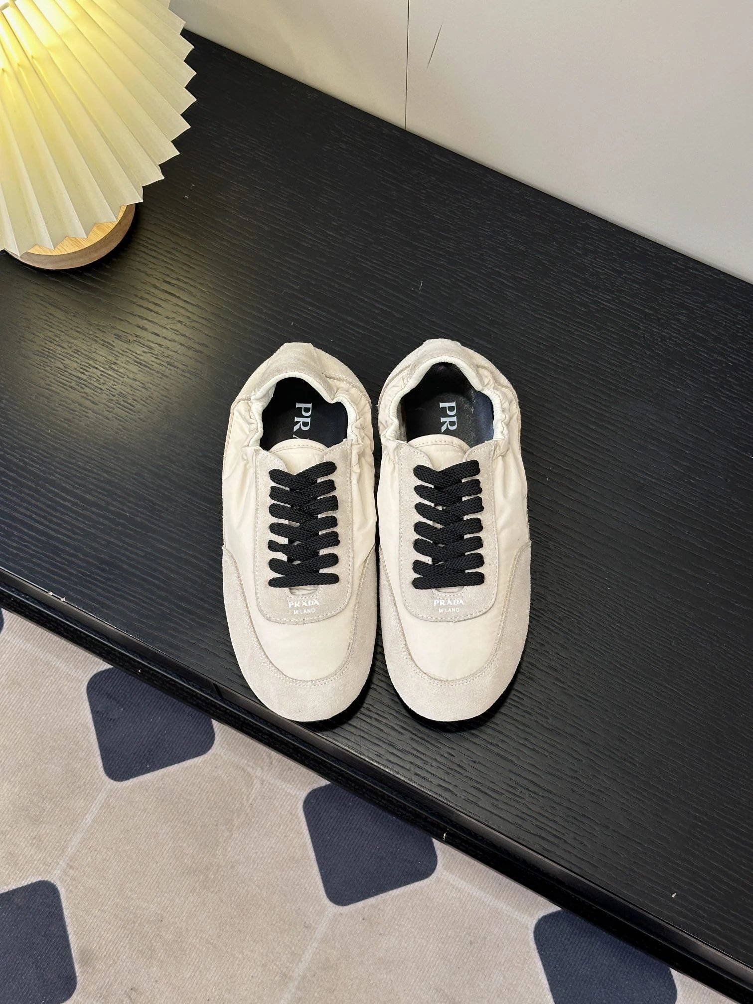 Prada Re-Nylon Sneakers Cognac Suede and Nylon Sneakers - 7