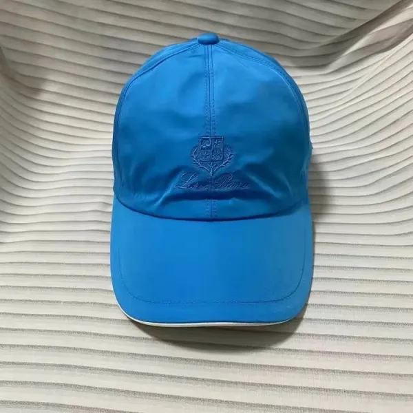Louis Vuitton Monogram Embroidered Baseball Cap Blue - 1