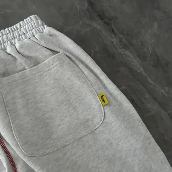 Protect PT01-1 Cropped Zip-Up Hoodie and Sweatpants Set Gray - 16