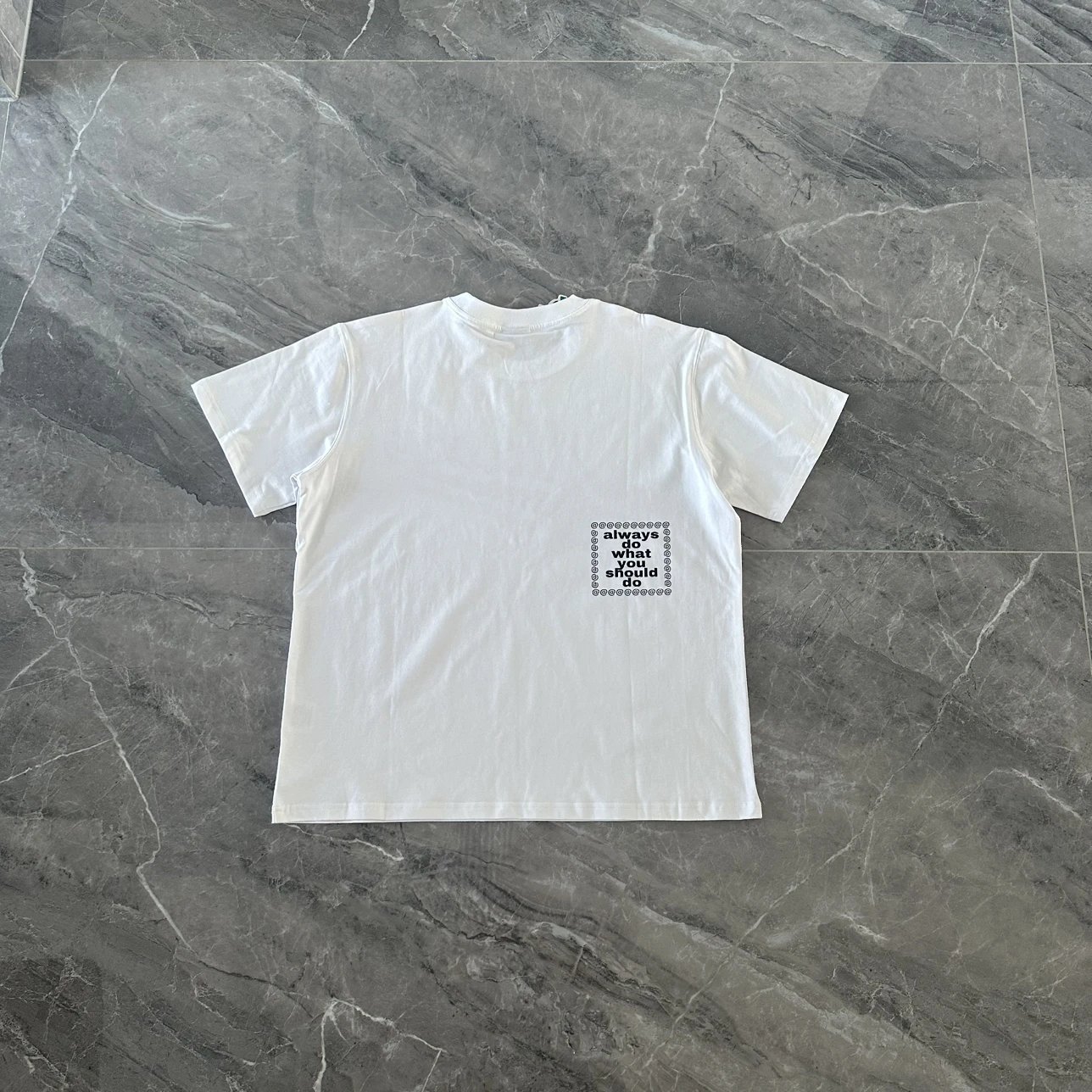 Design Sun Eye Logo White T-Shirt - 5