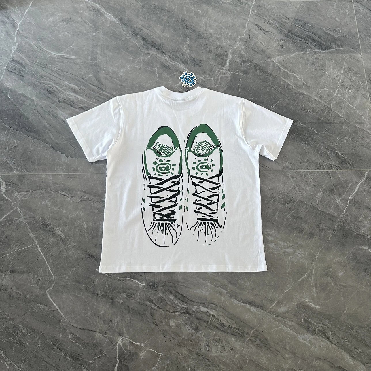 Design Sun Eye Logo White T-Shirt - 8