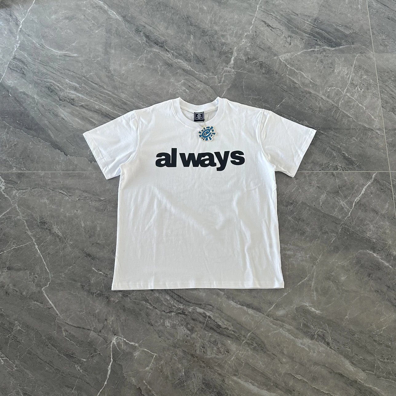 Design Sun Eye Logo White T-Shirt - 7