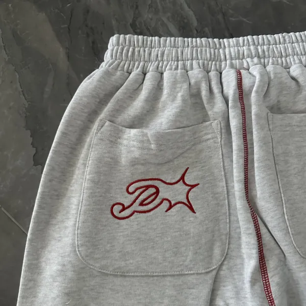 Protect PT01-1 Cropped Zip-Up Hoodie and Sweatpants Set Gray - 15