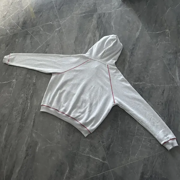 Protect PT01-1 Cropped Zip-Up Hoodie and Sweatpants Set Gray - 8