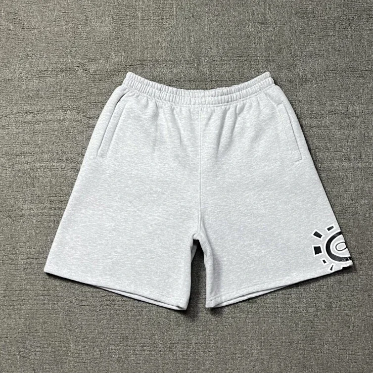 ADWYSD Side Sun Print Mid-Length Athletic Shorts - rep szorty