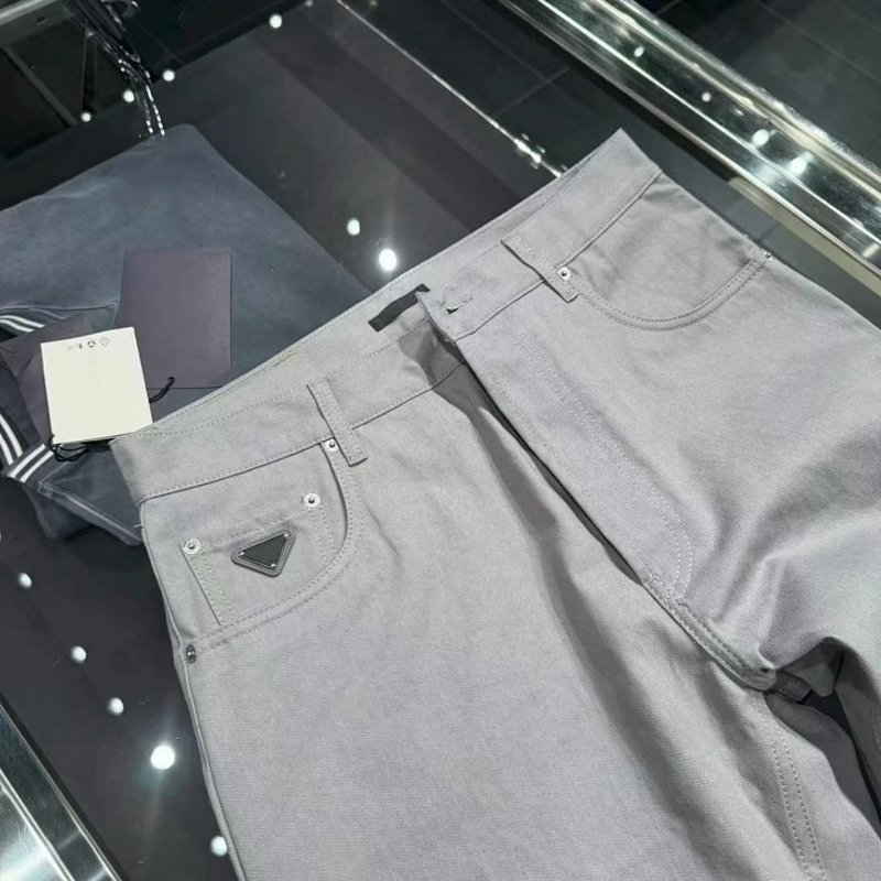 P 25ss Gray Denim Pants