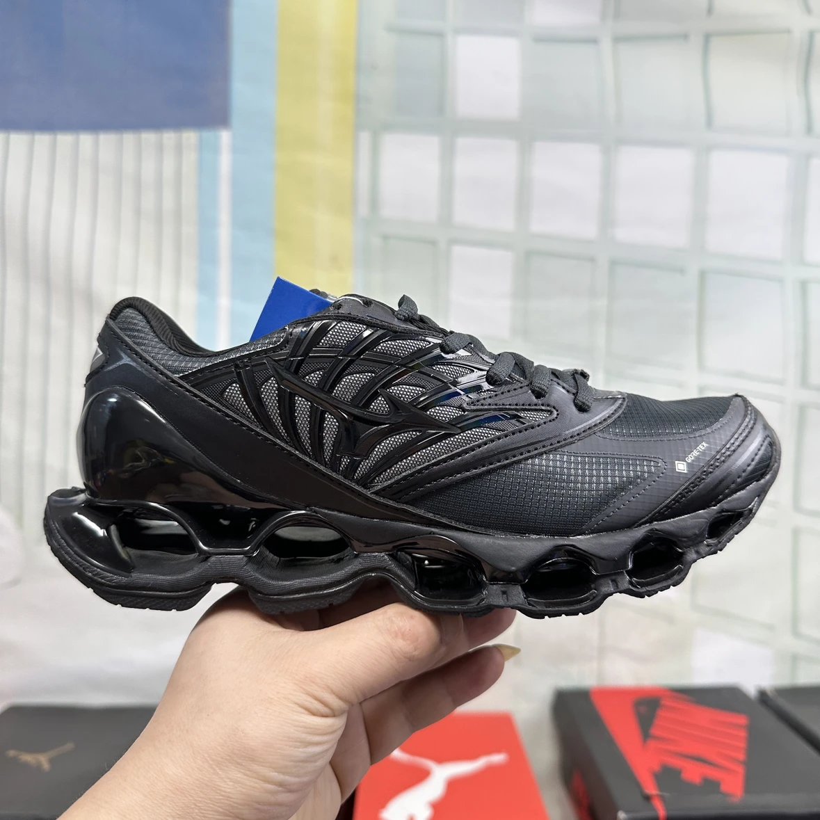 Mizuno Wave Prophecy 10 Gore-Tex Black Running Shoes