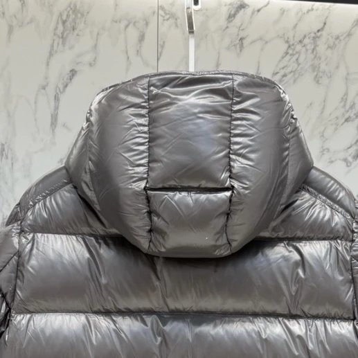 Moncler Maya Hooded Down Jacket Grey