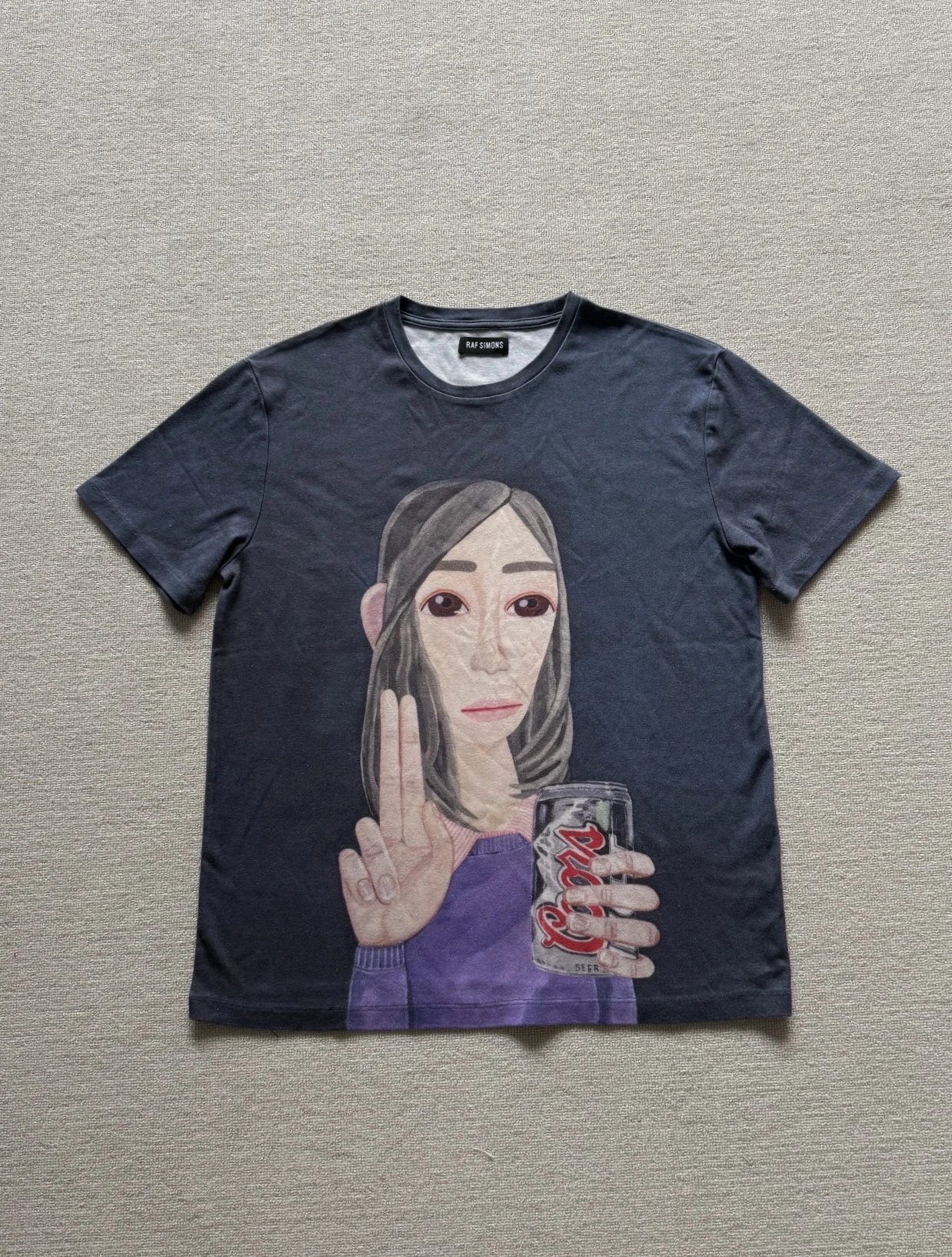 (New Product Preview) Raf SS13 co artist Brain Calvin portrait soda T-shirt Archive level