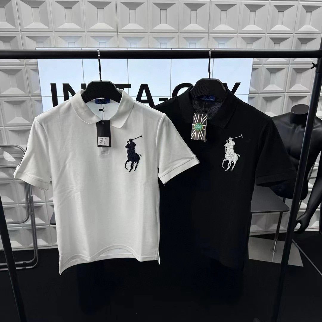 $99 New Short-Sleeve Polo with Embroidered War Horse Logo, All Tags Intact, Official Store Quality – Zoom In for Details 📷 Real Photos Taken on Original Camera, Colors: Black, White. Sizes: L to 4XL. L (80-105 lbs), XL (105-120 lbs)