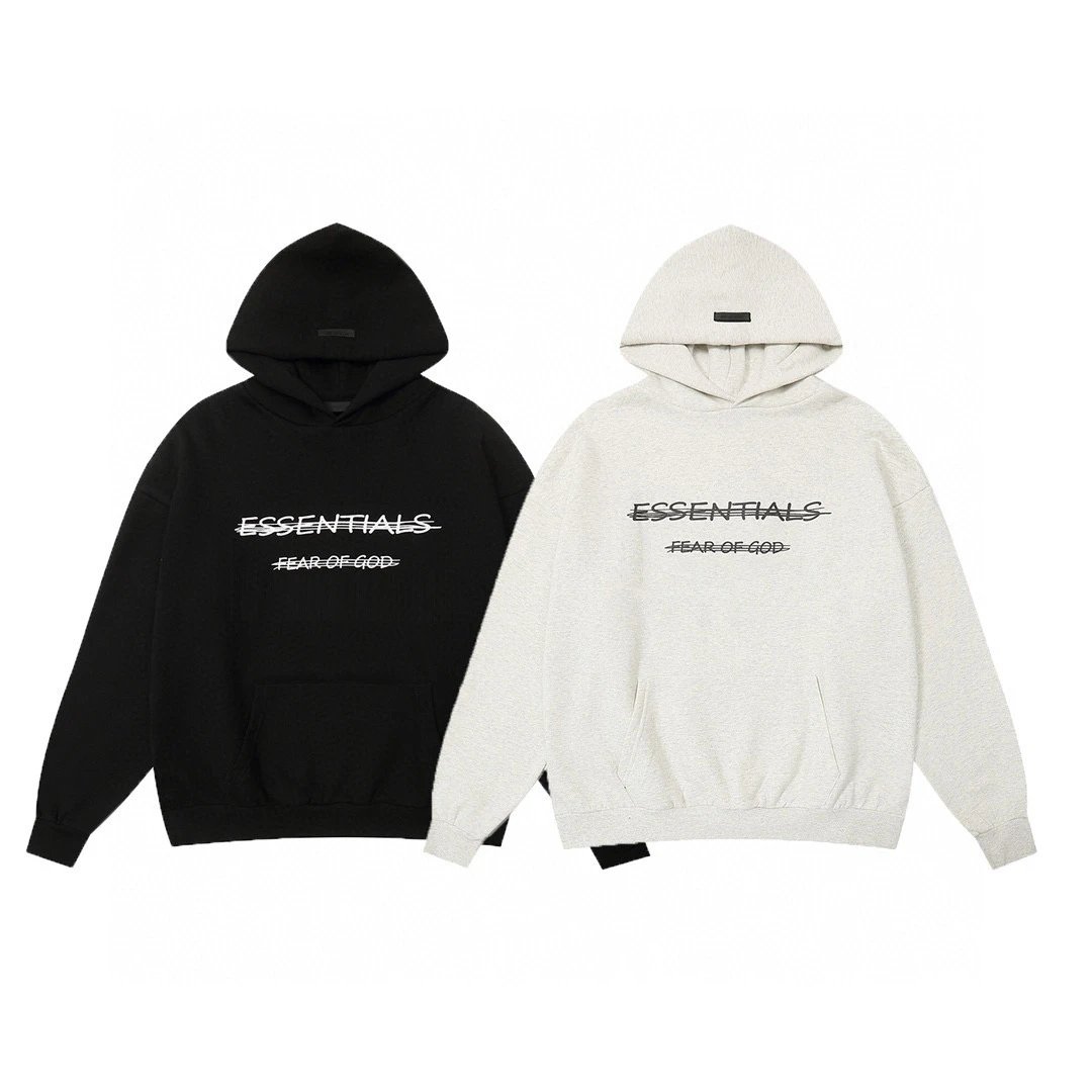 Essentials Strikethrough Logo Hoodie
