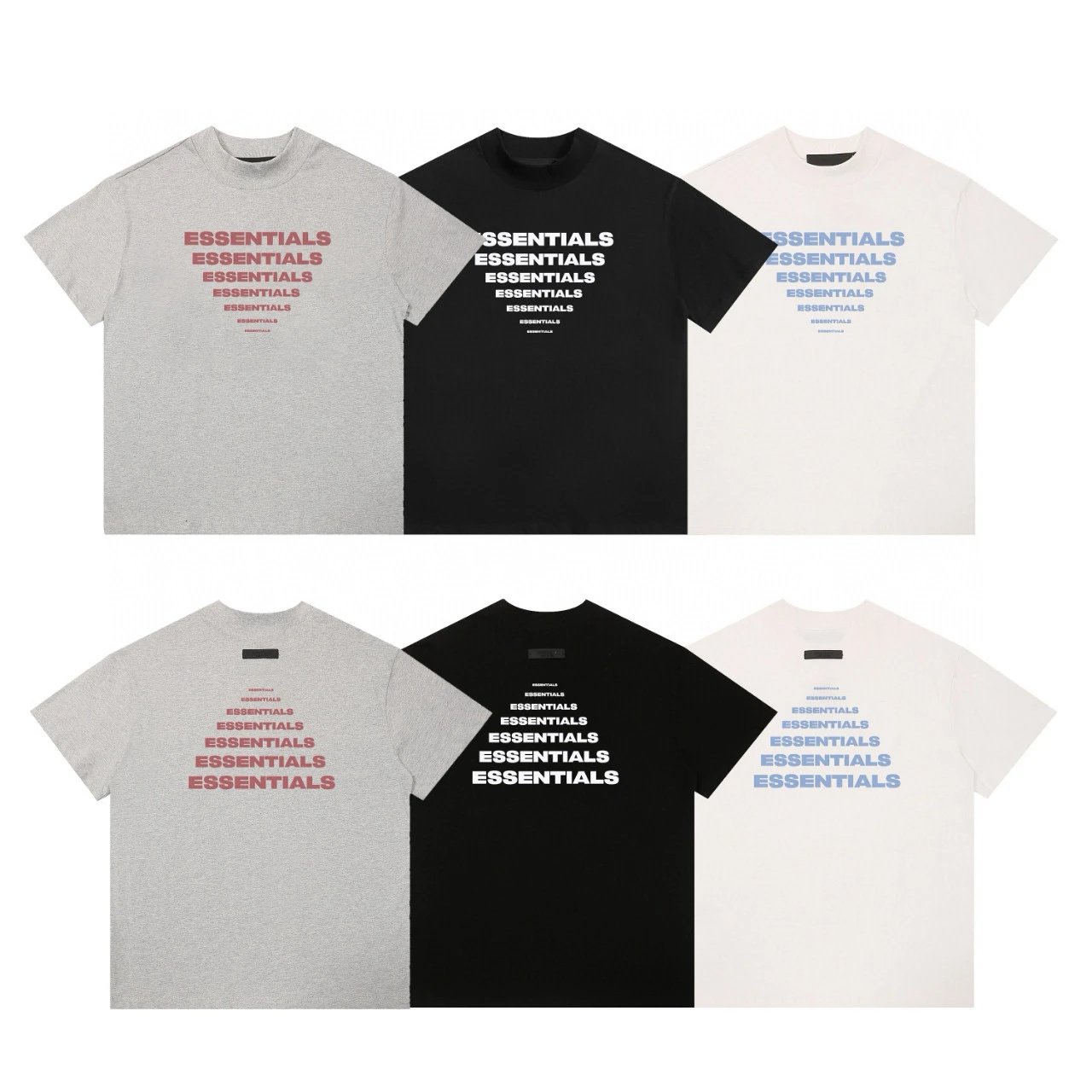 Essentials Repeated Logo Print T-Shirt
