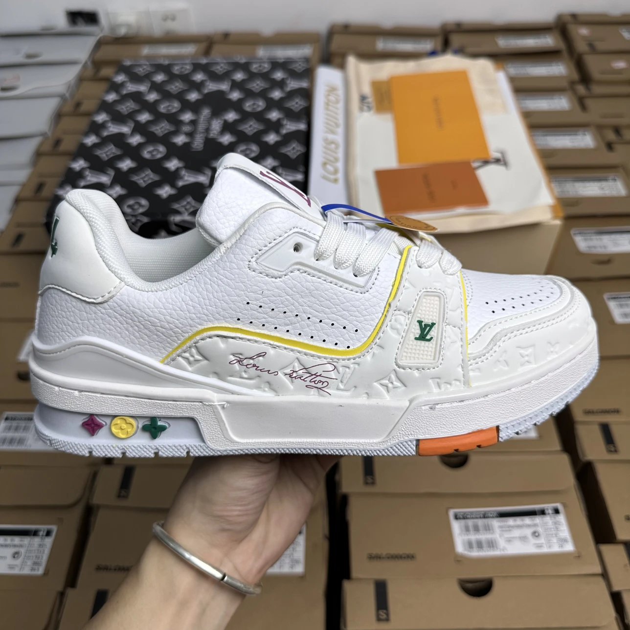 Louis Vuitton Trainer White Sneakers