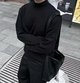 thumbnail for Si岛 25秋冬高端低调高级幽灵系列羊毛棉内里加绒保暖高领卫衣 周六八点非会员释放