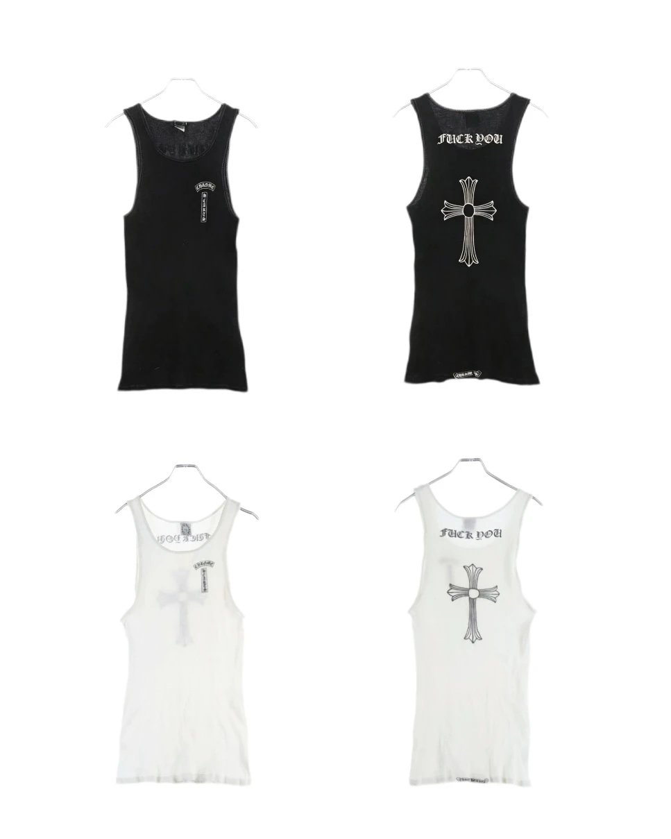 8pm Independent Chrome Old Cross Cross F * * ku Tank Top