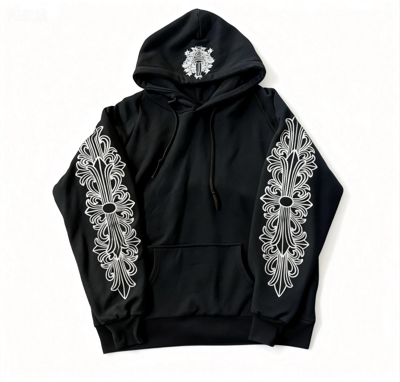 8pm Autonomous Chrome90's OLD Sword Kirin Arm Horseshoe Hoodie