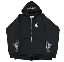 thumbnail for 8pm Autonomous Chrome 90's Dagger Pre-Owned Zip Hoodie