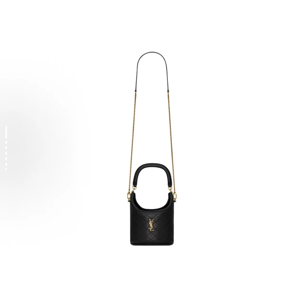 Spring Outing Essential | YSL Gaby Flap Bucket Bag – Fits Fries & Snacks Easily! Yves Saint Laurent Handbag