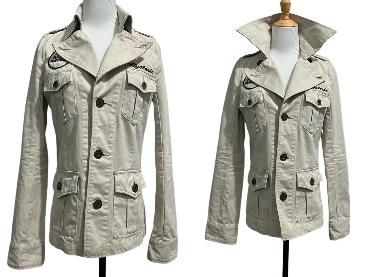 【 In stock 】 Moyu self undercover smoking girl white palace jacket hysterical charm