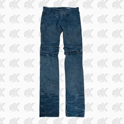 thumbnail for (Pre-sale) Kefine AW10 Archive Blue and Gray Distressed Hand-Washed Imported Fabric DIY