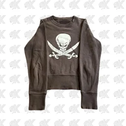 thumbnail for (Pre-sale) Beauty:Beast SS1998 Pirate Skull Crewneck & Hoodie