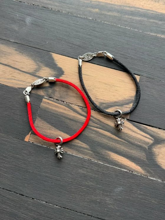 Auk Silver Jewelry Kroxin New Steel Model Cross Hand Rope 【 Steel Model Manufacturing Spot Delivery 】