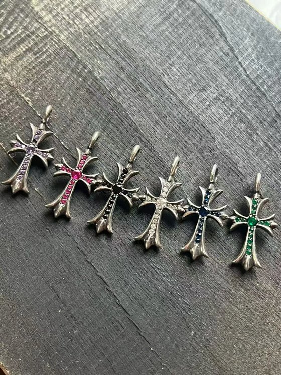 Auk Silver Jewelry 925 Silver Full Diamond Tinye Pendant 【 Steel Mold Manufacturing, Ready to Ship 】