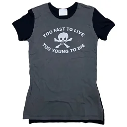 thumbnail for VW too fast too live gray short sleeves