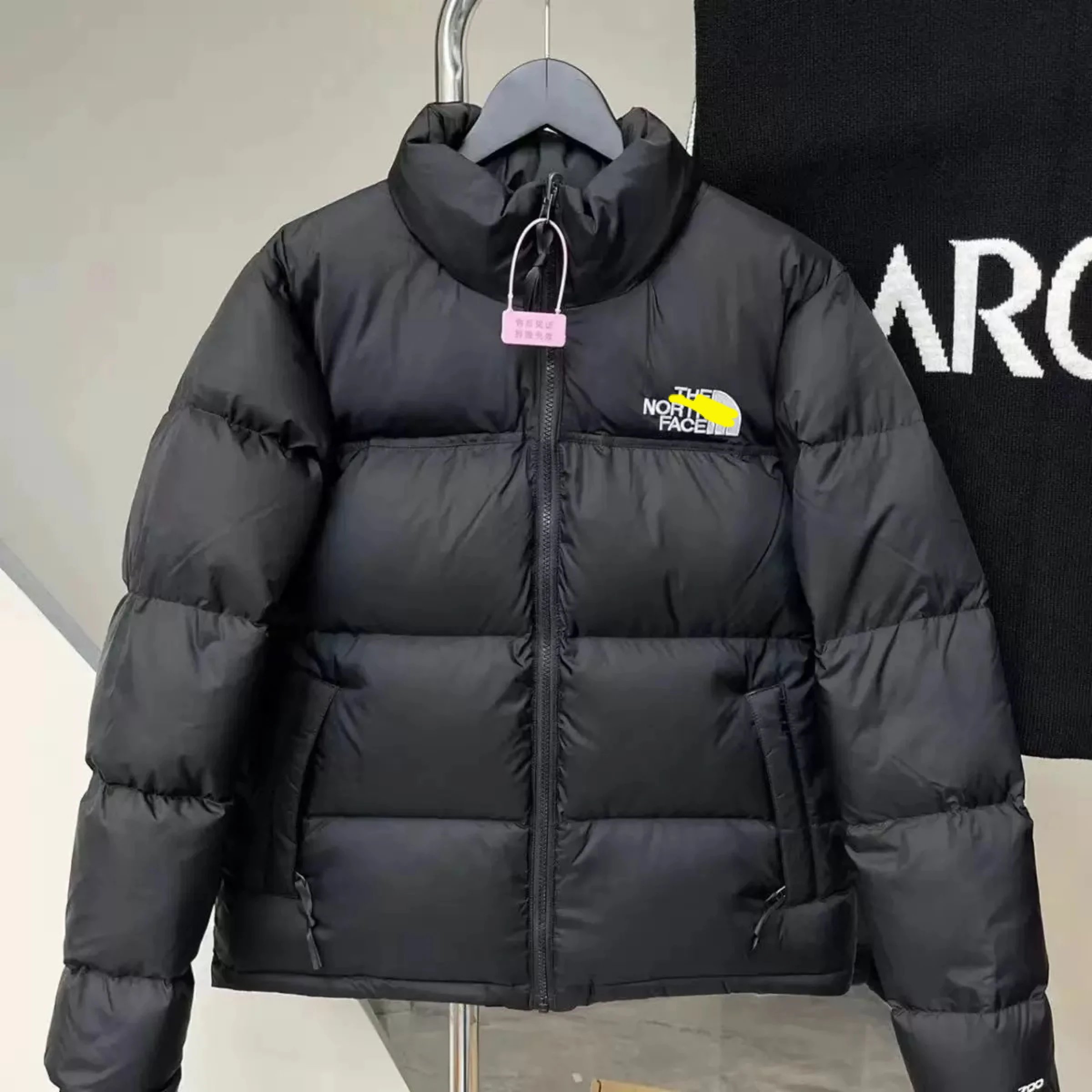 bei ➕ Down jacket, windproof and waterproof canopy, embroidered jacket, thickened and warm