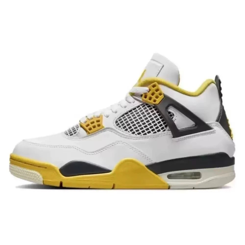 AJ4 White Orange