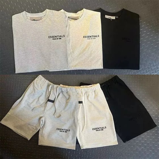 Discounted ESS short sleeved T-shirt for men and women, hip-hop half sleeved trendy brand high street American top