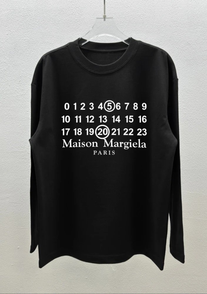Maison Margiela Galaxy Print Long-Sleeve T-Shirt Black - 15