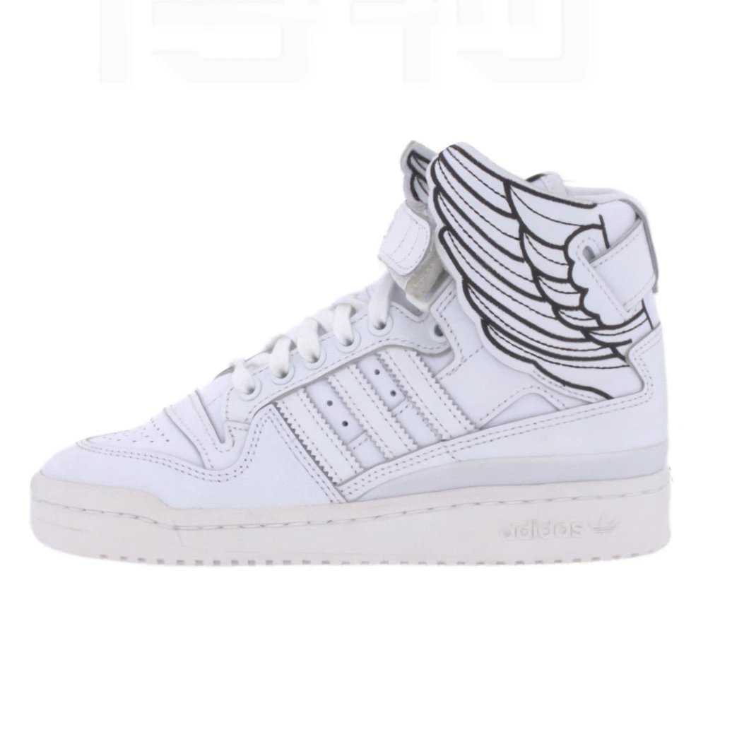 White and black front wings