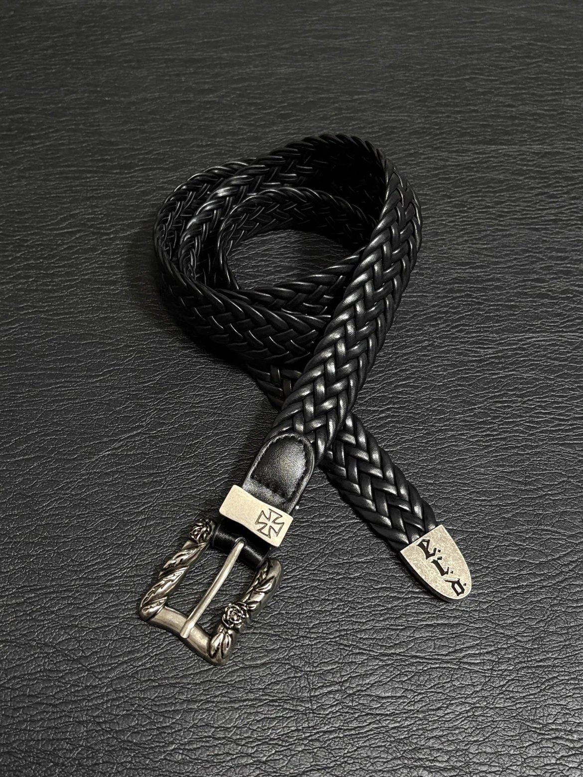 [Clearance Sale] In Stock Ready to Ship ERD Rich Second Generation Melancholy Rose Hand-Woven Leather Belt (Final Sale - No Refunds for Unshipped Orders)