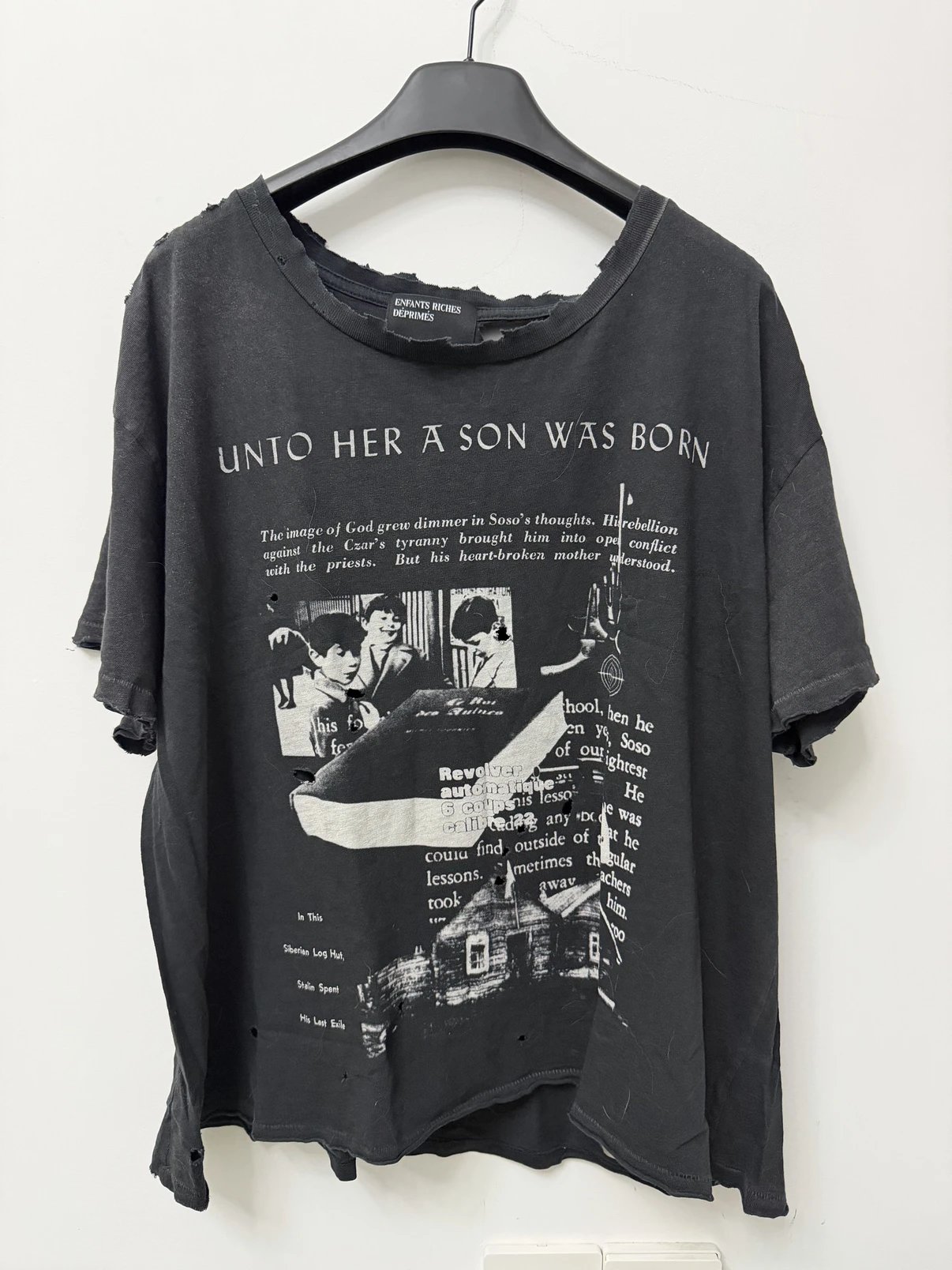 ERD Tokyo Limited Water Washed Damaged Short Sleeves