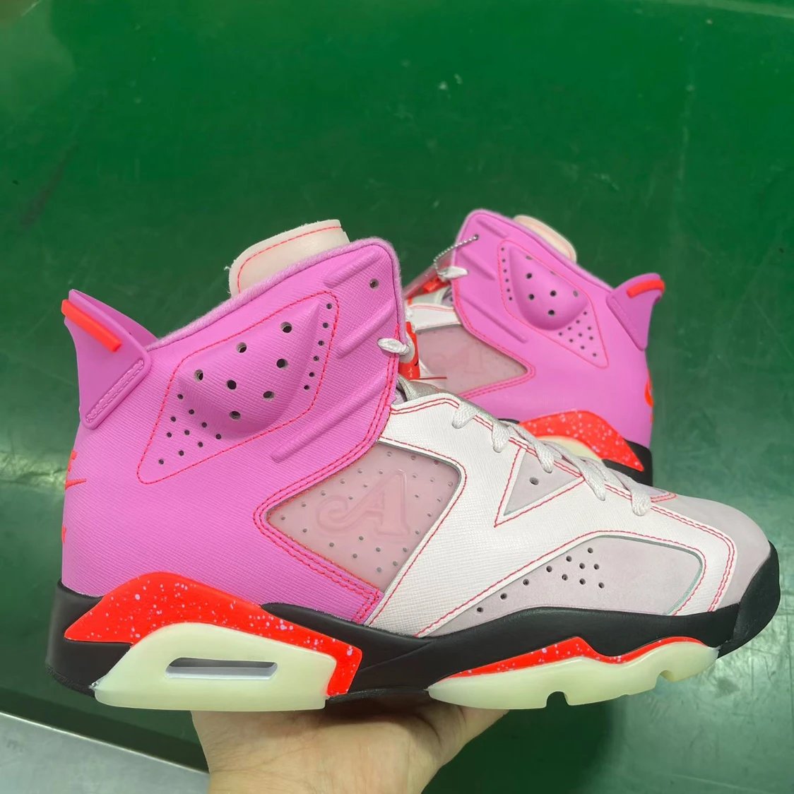 Y3版本 aj6大A粉 Awake NY x Air Jordan 6 "Playful Pink" AJ6 乔6俏皮粉 IQ5706-600