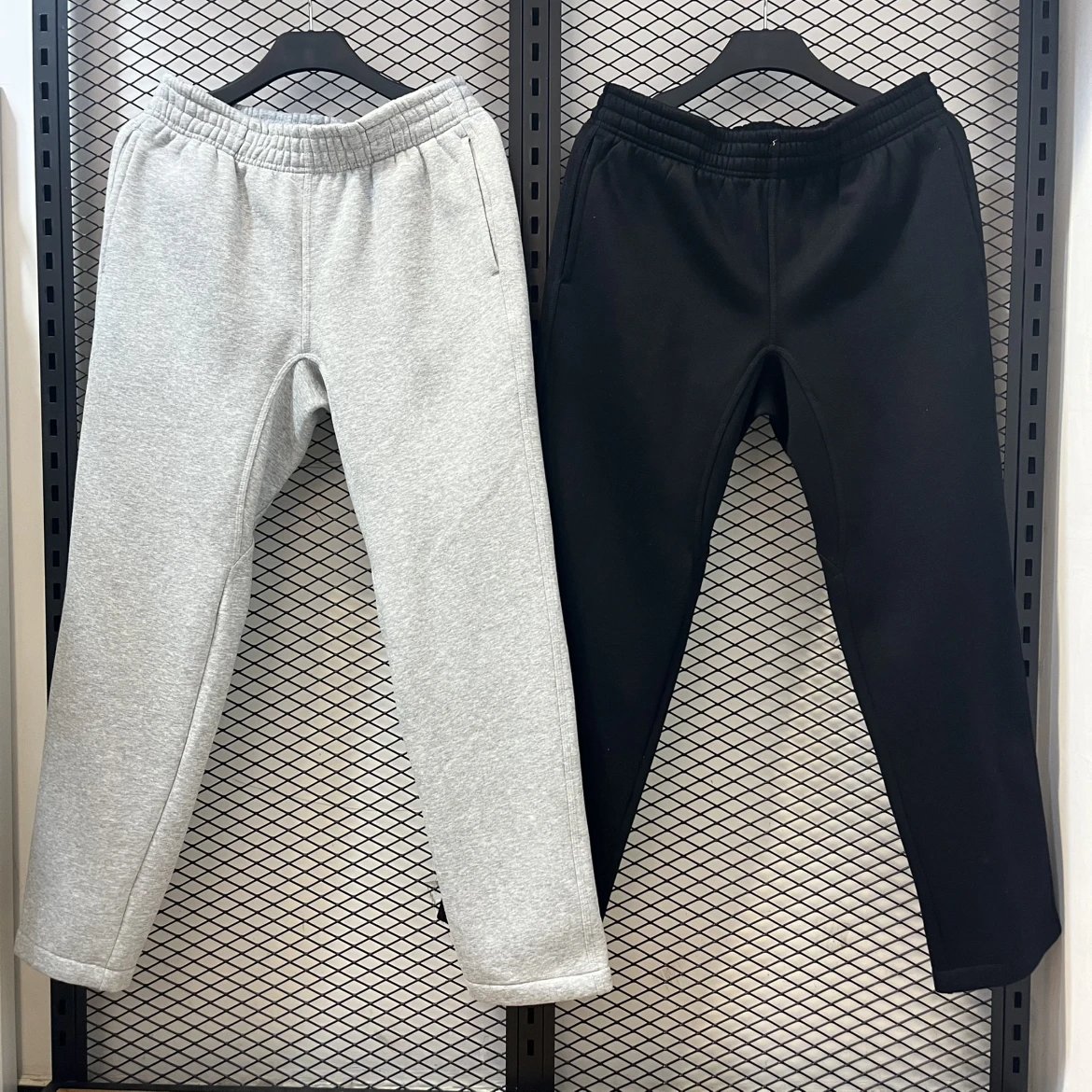 Autumn and winter men's plush thick straight tube sports versatile running casual pants sports pants 274