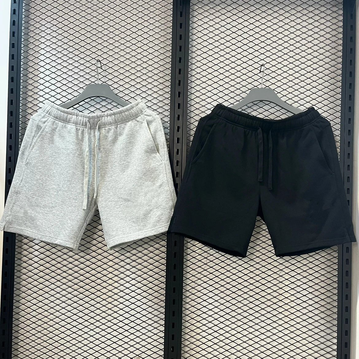 Men's Summer New Loose Beach Shorts Cotton Terry Basketball Athletic Shorts Embroidered 5-Inch Shorts