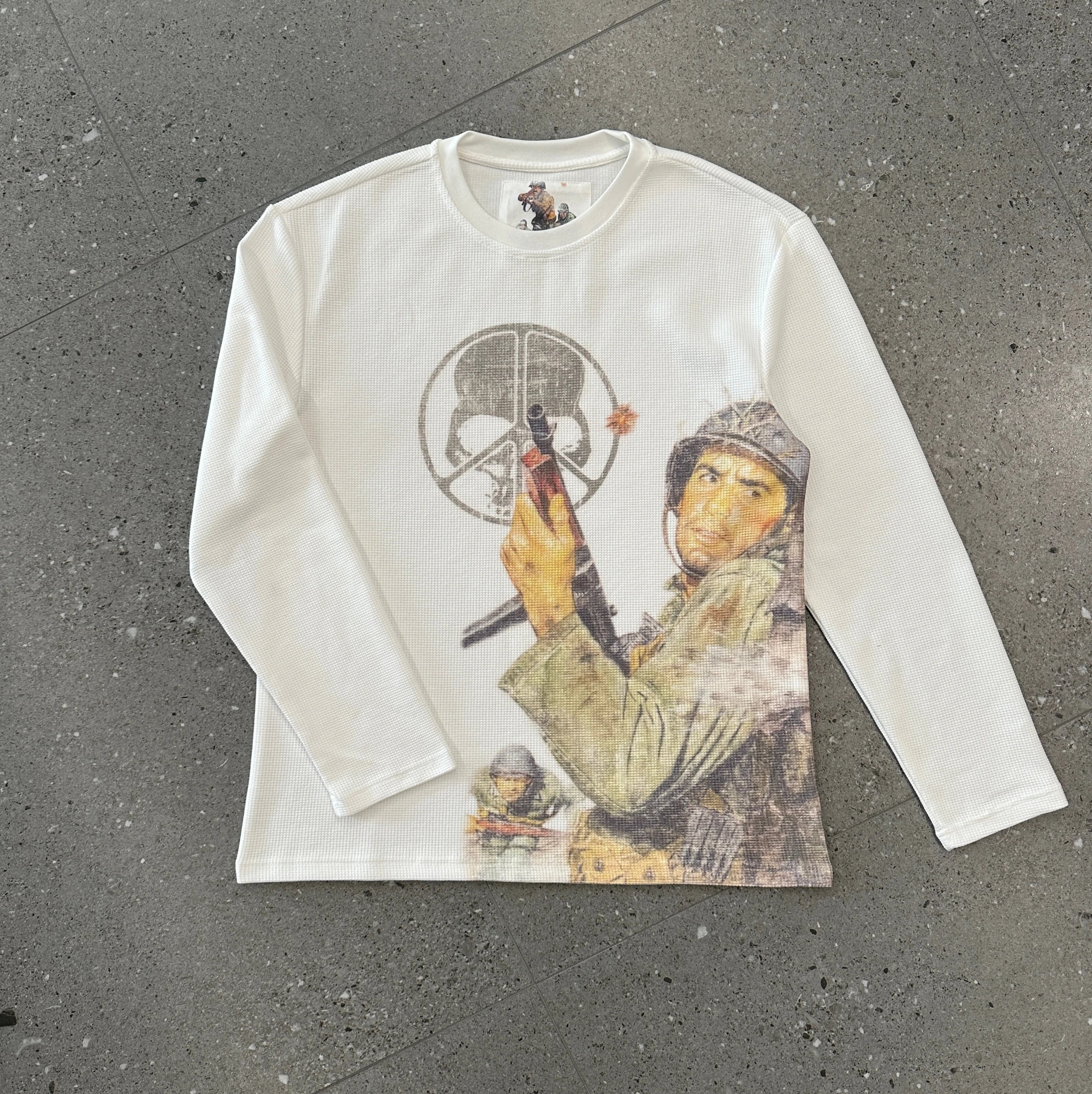 saint_mxxxxxx T-shirt Soldier White