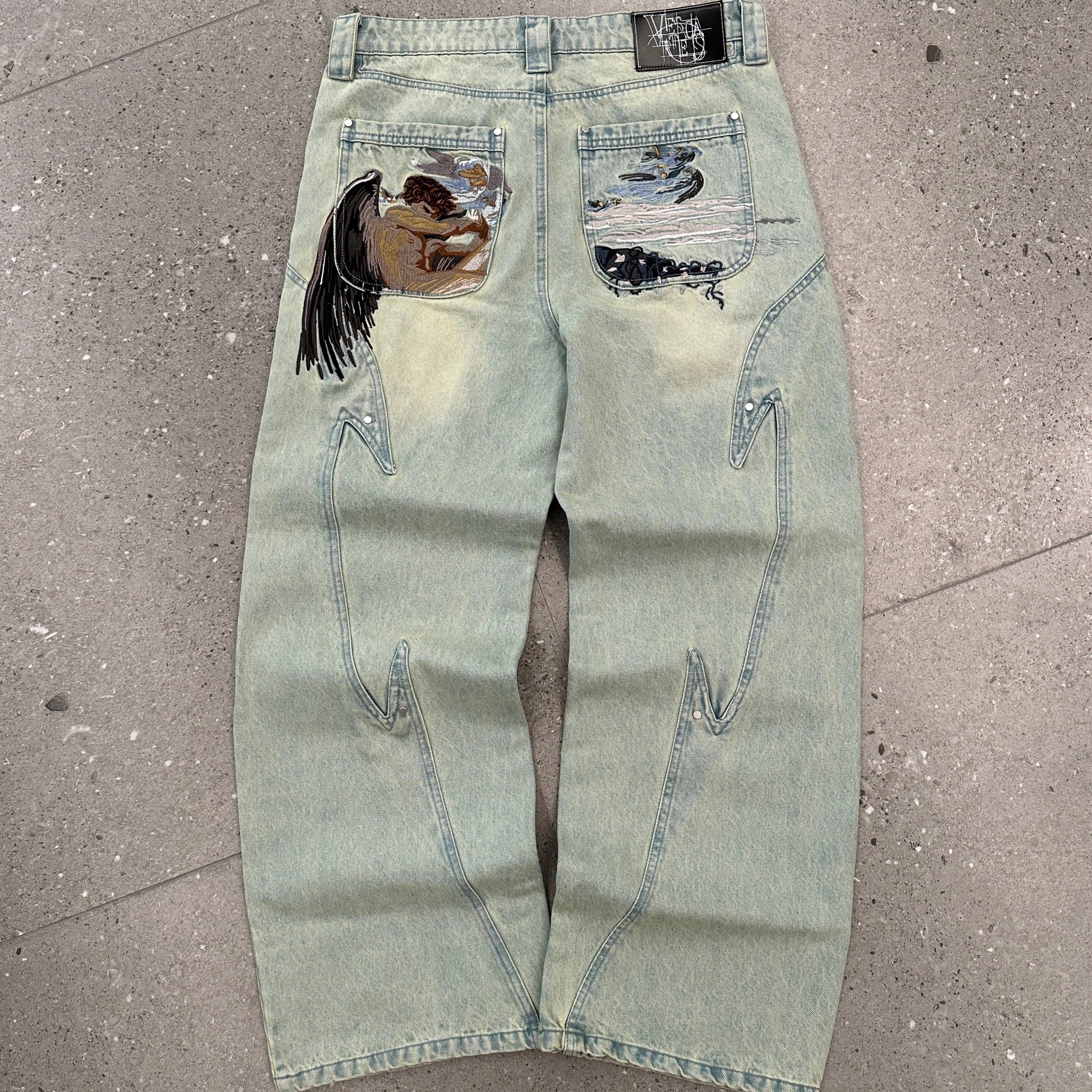 Vescartes Fallen Angel Denim Jeans – QC photo 1