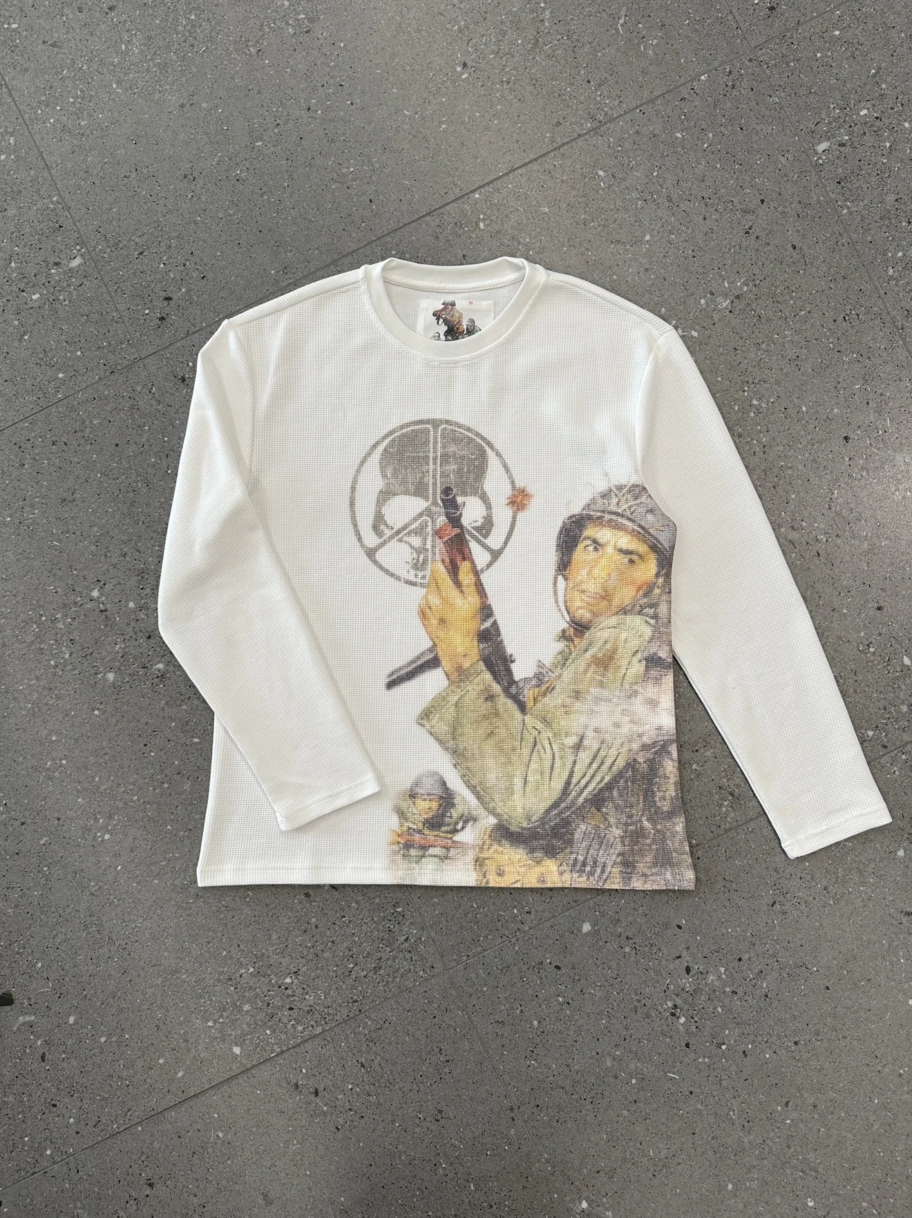华夫格士兵长袖