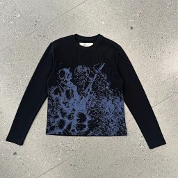 thumbnail for Waffle steel print long sleeves
