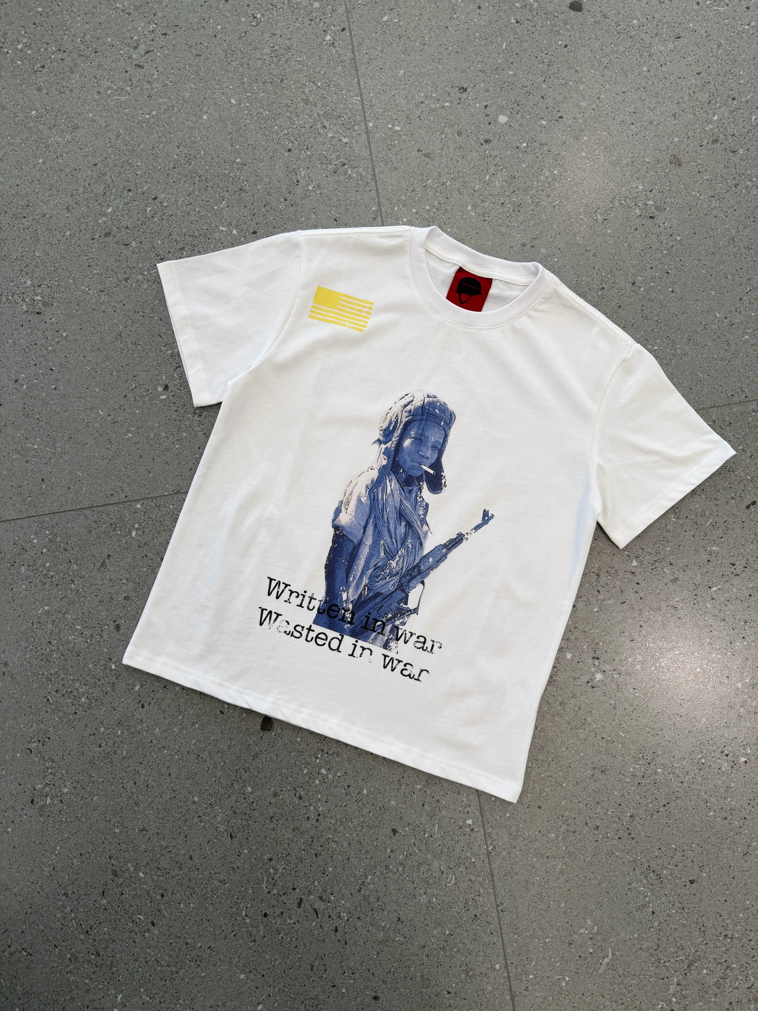 Graphic Print White Statement T-Shirt