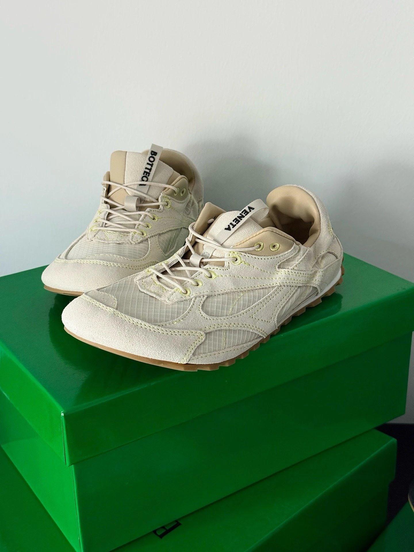Bottega Veneta Sneakers Orbit Flash suede and mesh quick-lace image 6
