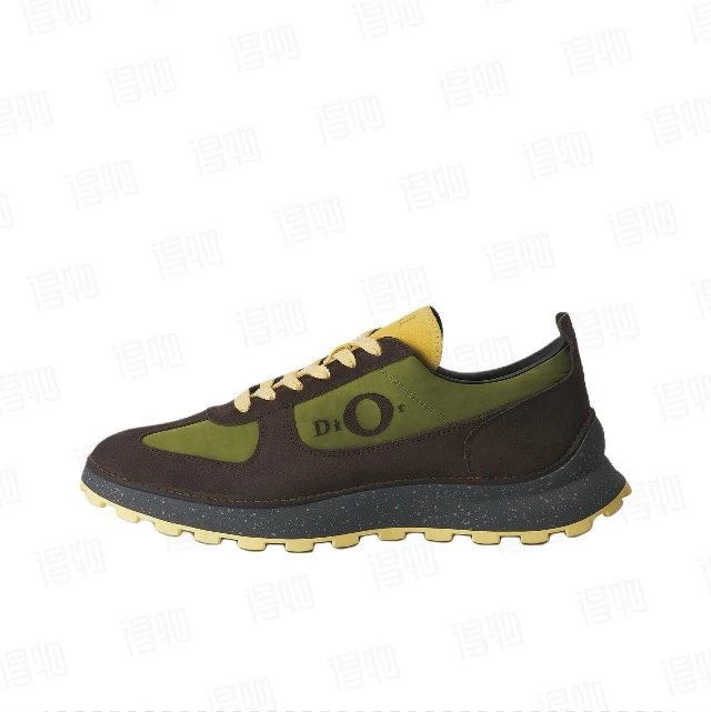 Dior Sneakers Squash suede — Two/D1O SQ Casual Shoes/Green